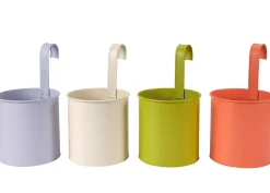 CASA Tanaman Macetero Colgante 4 Colores Naranja| Colgadores Para Plantas