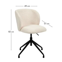 CASA Tate Silla De Oficina Blanco| Sillas De Oficina