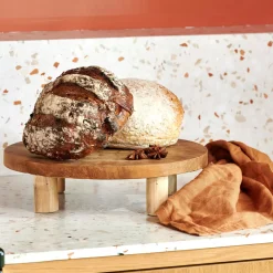 CASA Teak Soporte En Pie Natural| Soportes Para Plantas