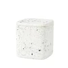 CASA Terrazzo Soporte De Algodones Blanco| Accesorios De Tocador