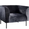 CASA Tilly Tela: Terciopelo Neg| Sillones