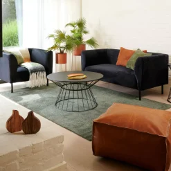 CASA Tilly Tela: Terciopelo Neg| Sillones