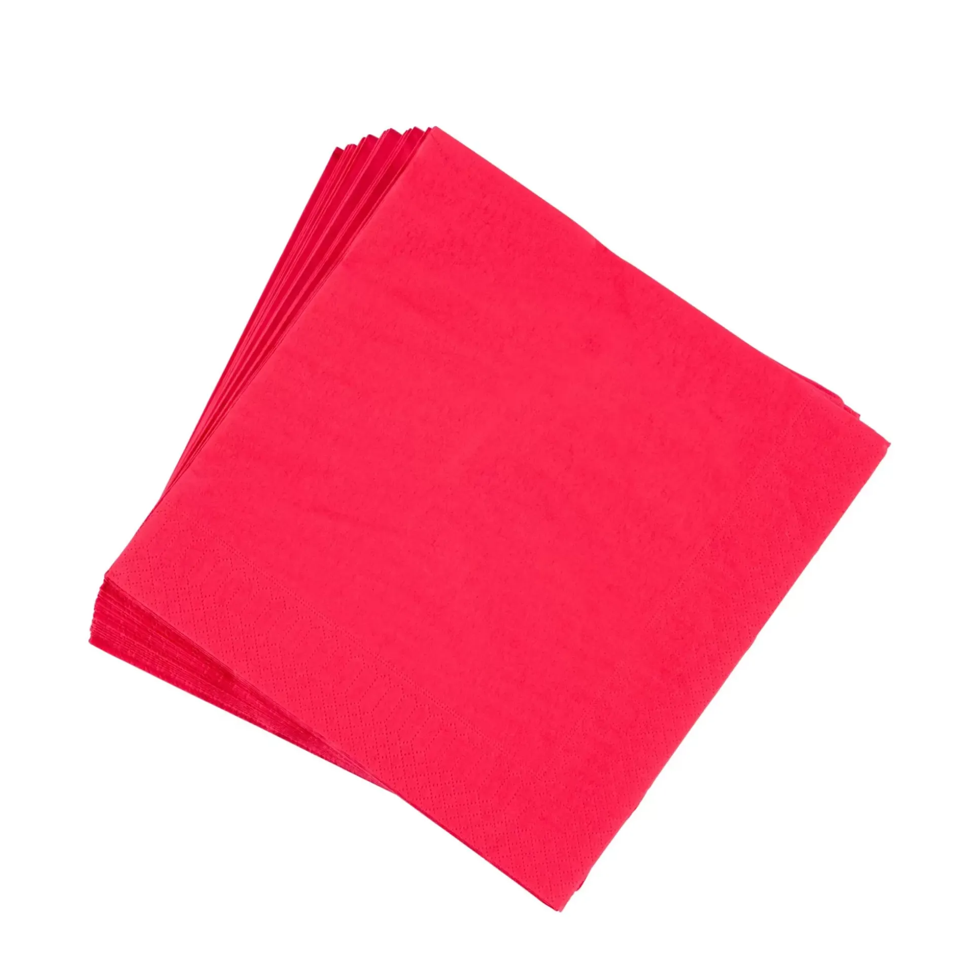 CASA Uni Juego 20 Servilletas Rojo| Servilletas