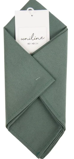 CASA Uniline Servilleta Verde Oscuro| Servilletas