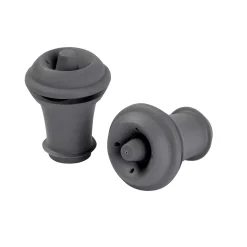 CASA Vacuvin Tapones De Vino Juego De 2 Gris| Accesorios Vino