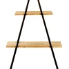 CASA Vermont Estanteria De Pared Negro, Natural| Estanterías