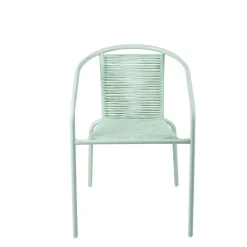 CASA Verona Silla Apilable Aguamarina| Sillas De Jardín