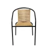 CASA Verona Silla Apilable Natural| Sillas De Jardín
