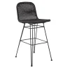 CASA Vienna Silla De Bar Negro| Sillas De Jardín