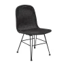 CASA Vienna Silla De Comedor Negro| Sillas De Jardín
