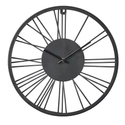 CASA Wheel Reloj De Pared Negro| Campanas