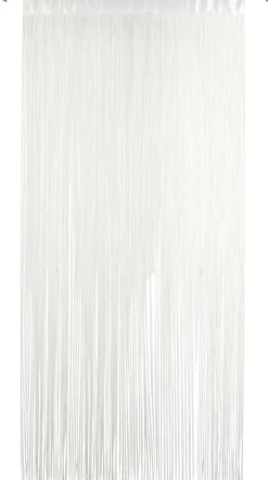 CASA White Cortina De Flecos Blanco| Cortinas