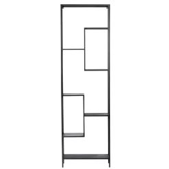 CASA William Estanteria De Pared Negro| Estanterías