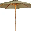CASA Wood Parasol Sin Pie Verde| Parasoles