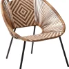 CASA Yuma Silla Lounge Natural| Sillas Lounge